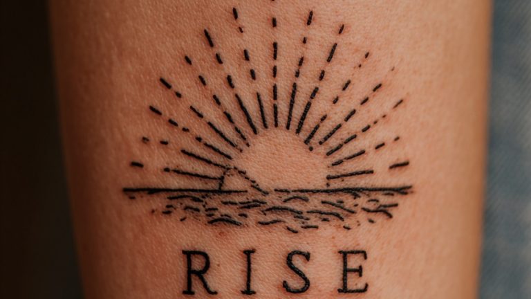 15 Minimalist to Intricate Sunrise Tattoos to Carry the Light with You