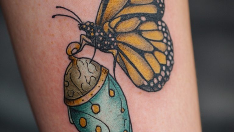 15 Elegant Monarch Butterfly Tattoos with Deep Spiritual Roots