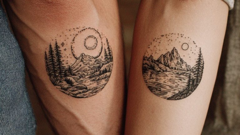 14 Sun and Moon Tattoos for Couples and Best Friends