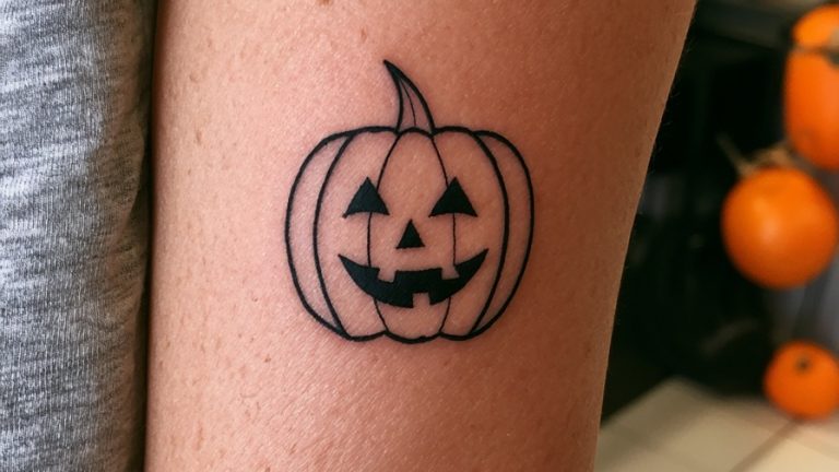 15 Jack O’ Lantern Halloween Tattoos