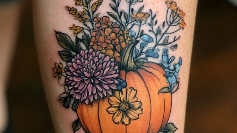 14 Enchanting Pumpkin Tattoo Ideas